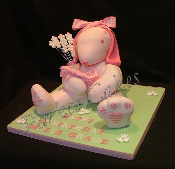 3d bunny rabbit cake